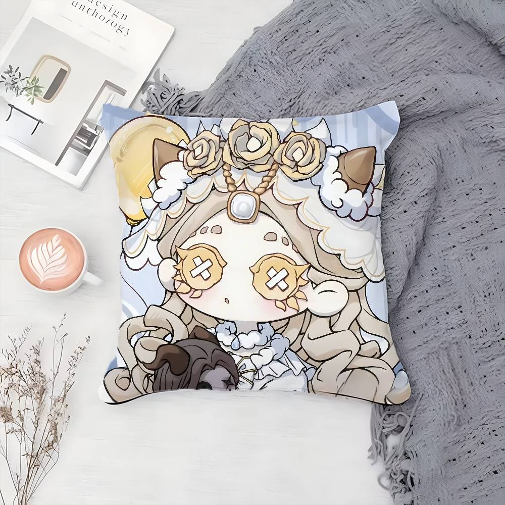 

Cute Beautiful Cartoon I-Identity V-MT Pillow Case Printing Pillowcase Living Room Sofa Cushion Cover Bedroom Room Decor 12x12Inch