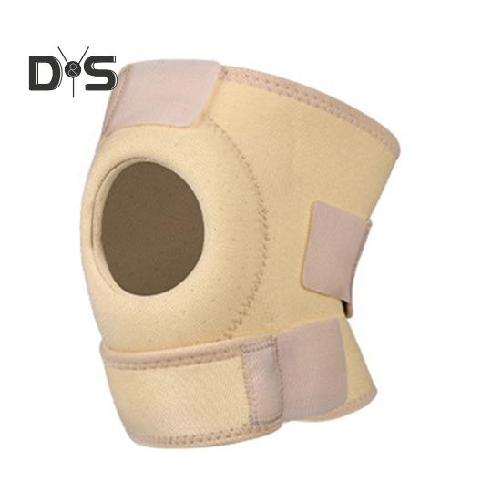 

Спортивный наколенник для поддержки колена при боли, регулируемая эластичная защита колена, дышащая, фитнес-поддержка колена при разрыве мениска MCL бежевый