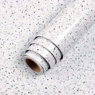 1 Rollo Papel de Contacto Granito, Papel Tapiz Vinílico Impermeable Autoadhesivo, Papel de Contacto Despegar y Pegar para Encimera, Para Cocina
