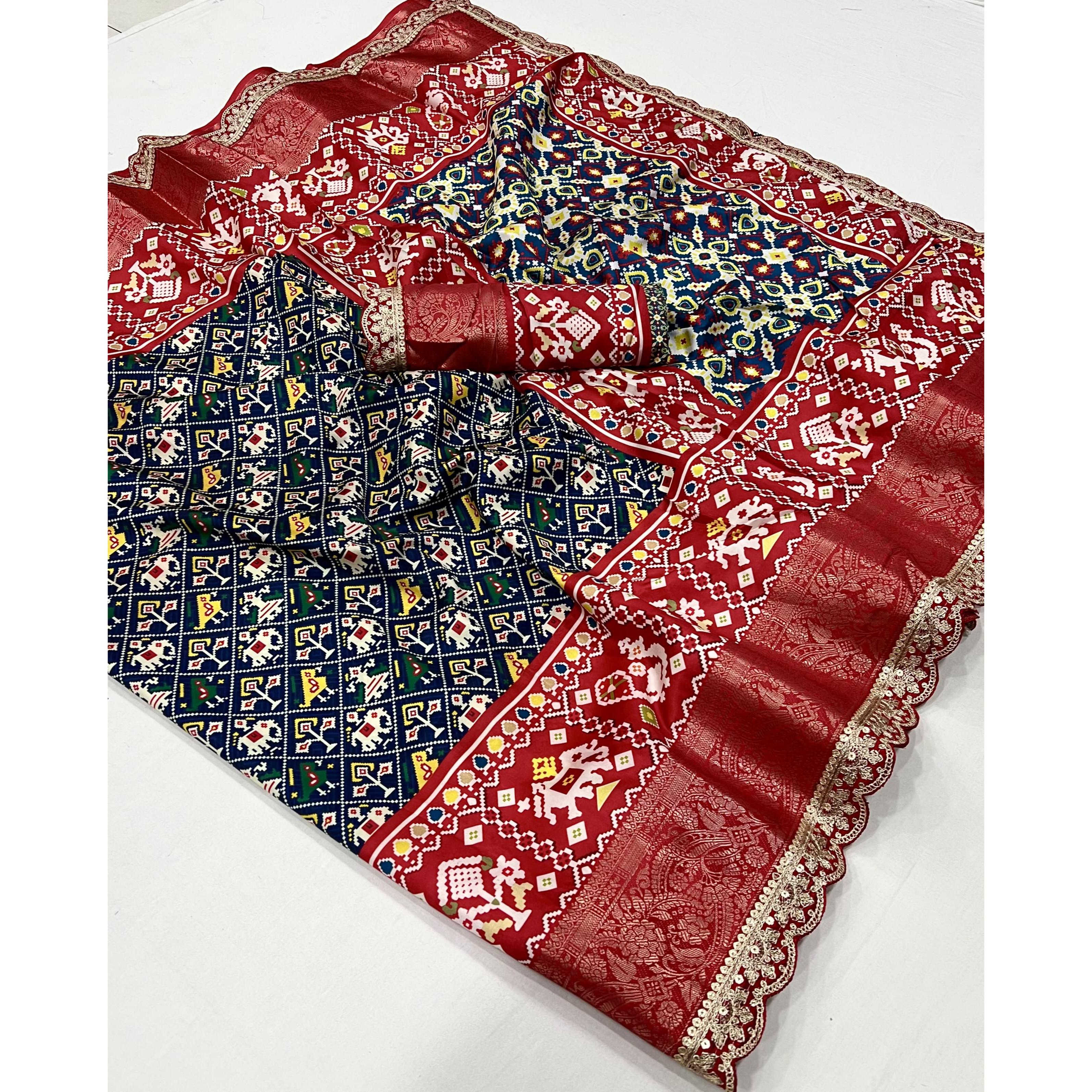 

Чистый Dola Lichi 50600 Мягкий Шелковый Жакурад чистый яри Плетение 5×5 по всей поверхности сари с каймой