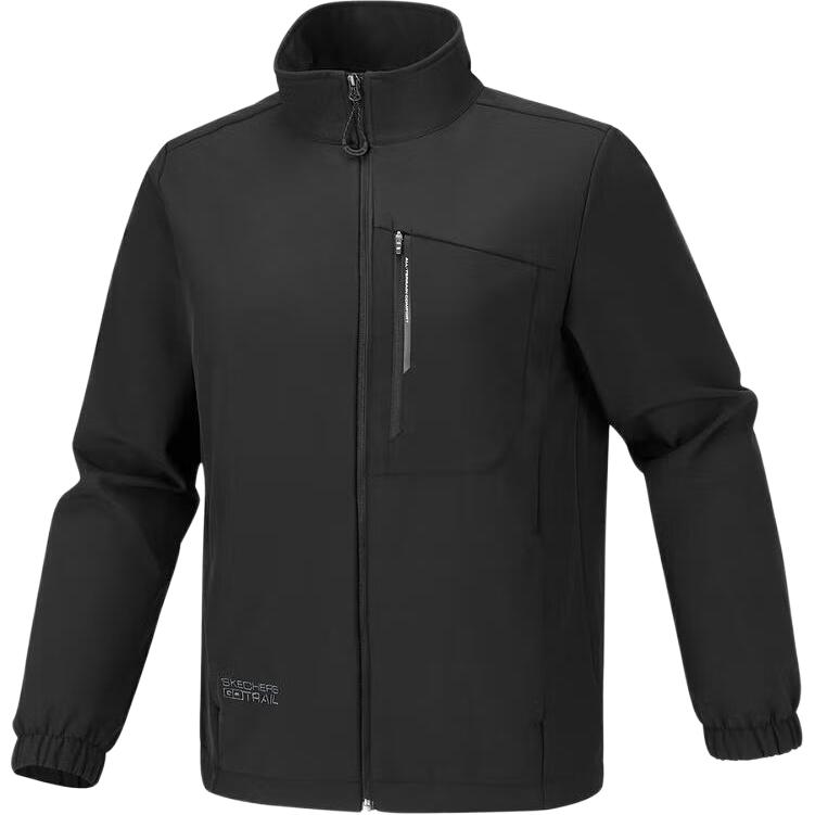 Skechers Woven Stand Collar Zip Long Sleeve Jacket Men jackets P126M041-0018 M