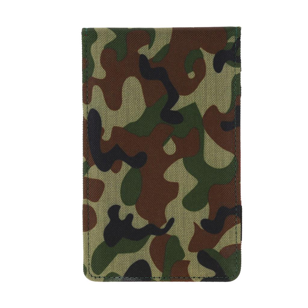 Camouflage Golf Score Counter Keeper Card Holder Gift Sports Accessories with Pencil (Green)