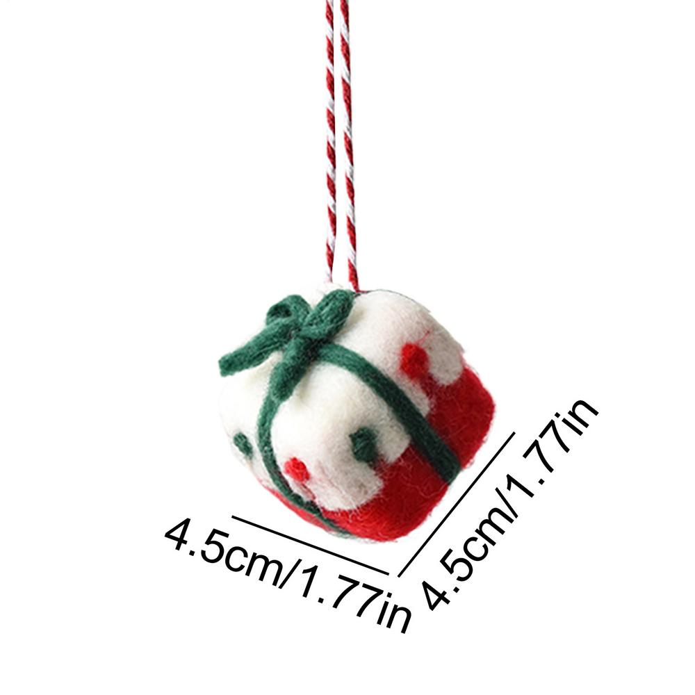Weihnachtsfilzschmuck Tragbar Wiederverwendbar Festlich Weicher Anhänger Filz Weihnachtsdeko Für Familie Freunde Kinder Feiertagszusammenkunft