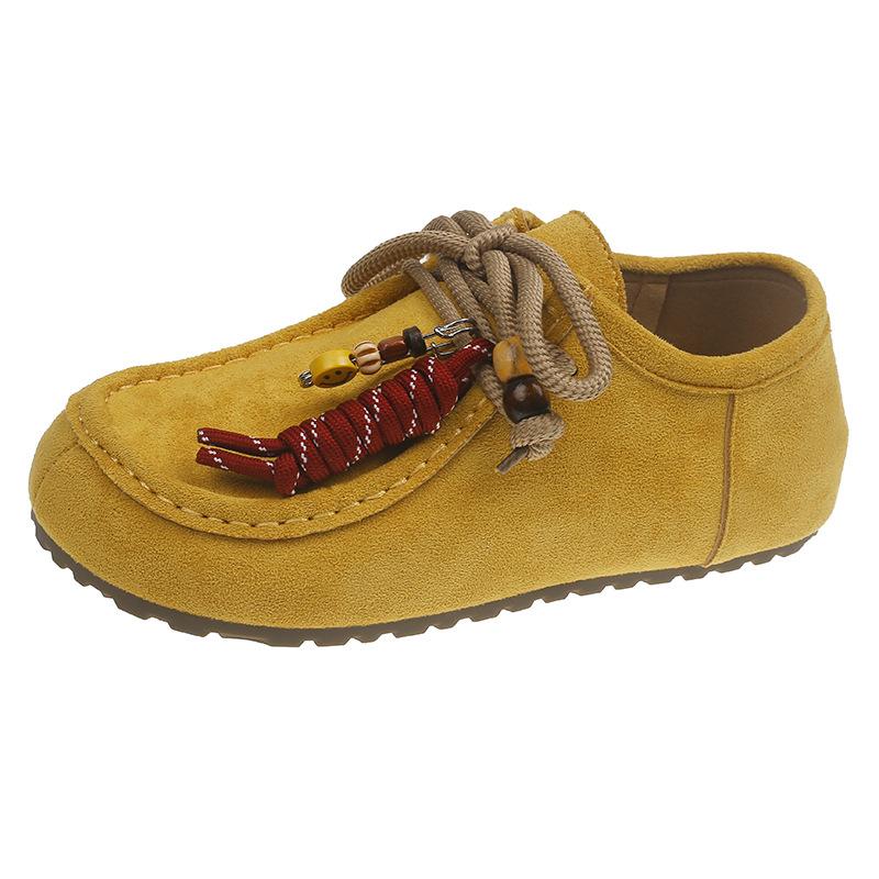Sheepskin version Baotou platform sandals hollow Mary Jane shoes new summer mesh hole woven pig cage shoes