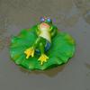 Countrysides Floating Leaf Frogs Decorations Green Outdoor Floating Ornaments House Swimming Pool Pond Decorations