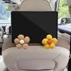 4 PCS Car Seat Headrest Hooks, Cute Flower Vehicle Backseat Hanger Storage Hook, Portable Auto Seat Back Holder Hanging Organizer for Purse Grocery