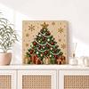 Perlenmalerei Weihnachtsbaum Kunst-Set DIY festliche Perlen Wand Heimdekoration Malerei