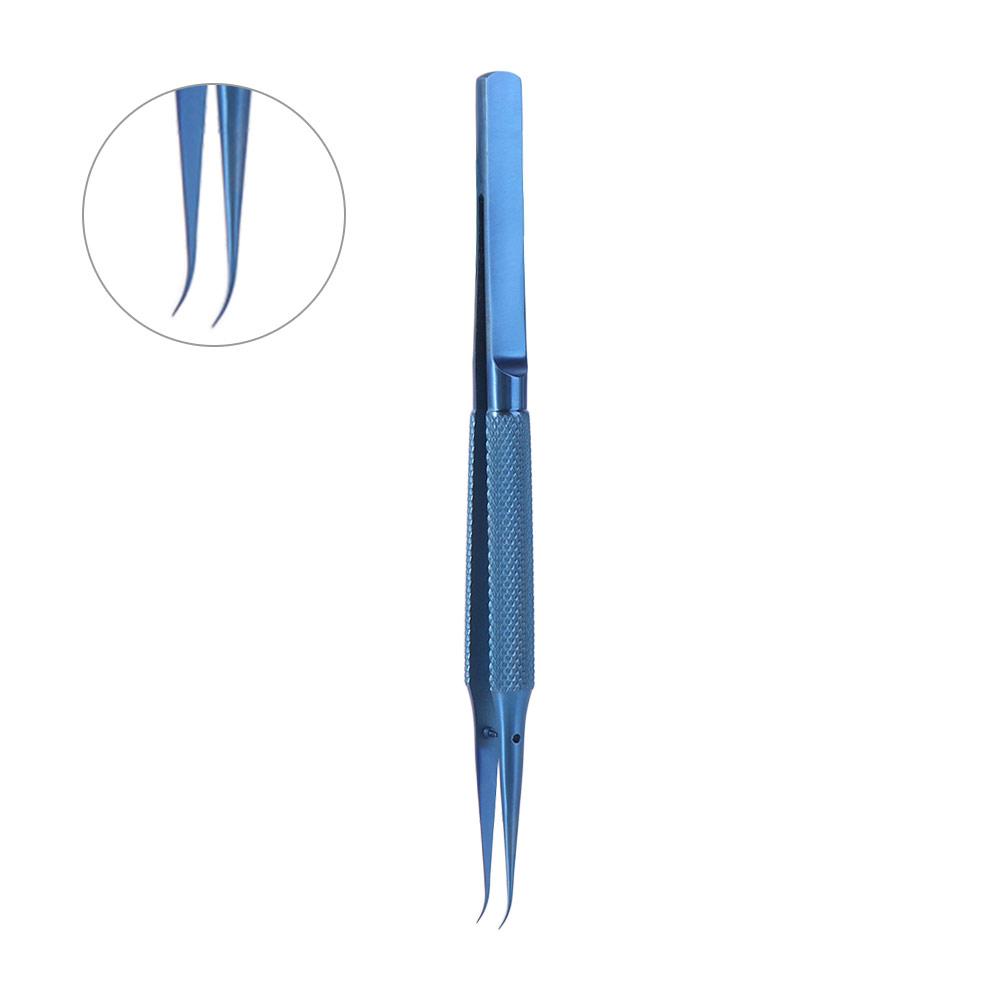 Curved/Straight Tip Titanium Alloy Tweezers Precision 140mm Precision Tweezers Handheld Soldering Titanium alloy-B