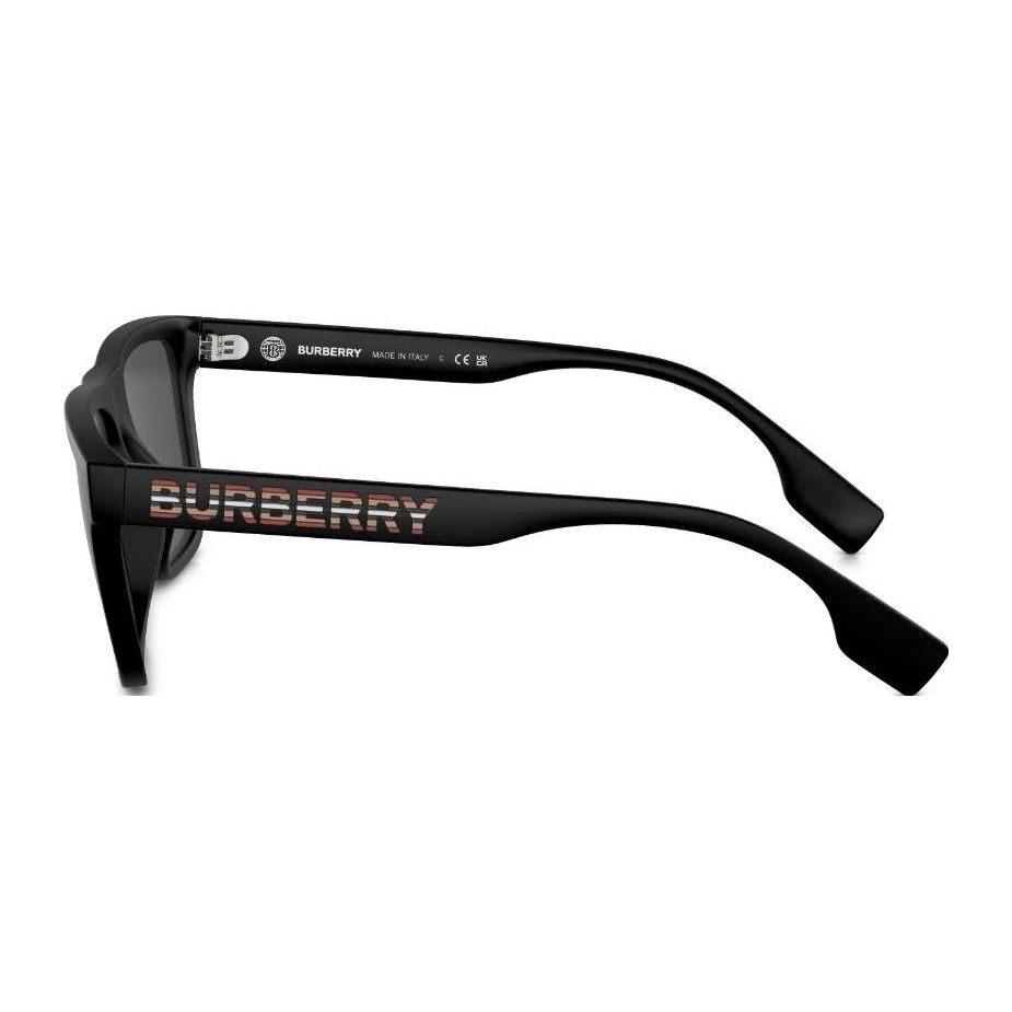 Burberry Logo Irregular Frame Sunglasses Men Sunglasses Black BE4402U346487