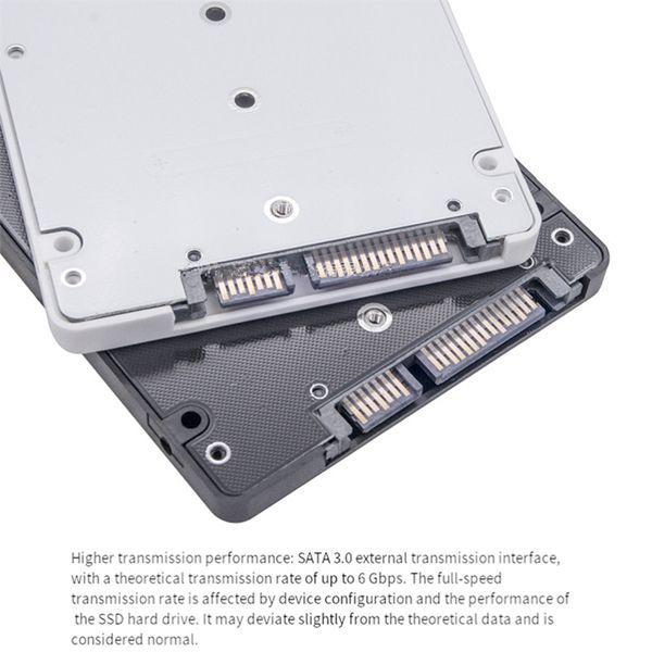 M.2 NGFF SSD To 2.5-inch SATA3 Adapter, Black PCB