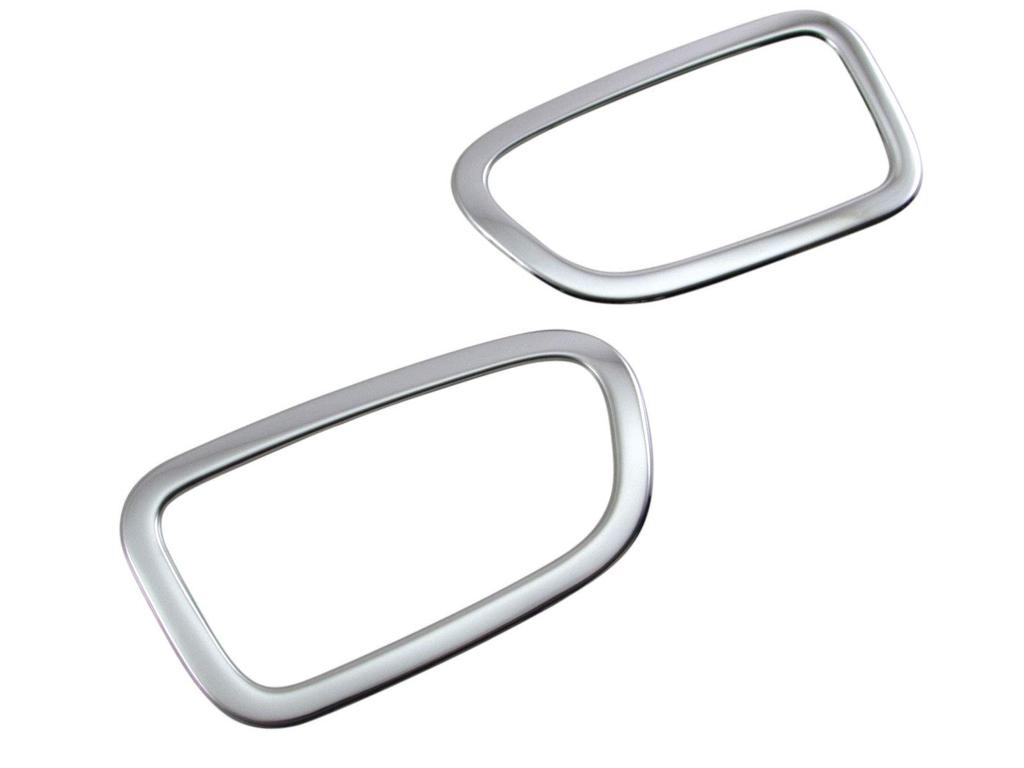 BRIGHTZ Finish Stainless Steel Front Inner Door Handle Set for Toyota Hiace 200 Narrow Models Part Number 29977 Ultra-Mirror Covers, Plated, 2-Piece