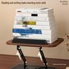Walnut Rotatable Desktop Book Stand for Adults - Multifunctional and Adjustable