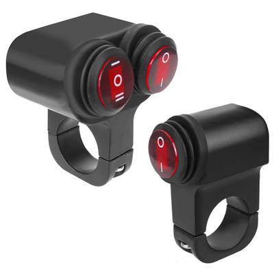 On/Off Switch Waterproof Headlight Fog Spot Light Motorcycle Handlebar Light Switch Aluminium Alloy 12V Motorcycle Accessories