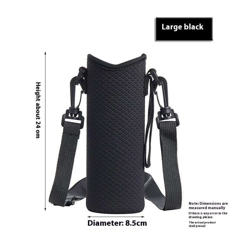 Přenosný obal na láhev na vodu Izolovaná taška Přenosný s popruhem Pouzdro na láhev na vodu Rukáv na kelímek Rukáv na vakuovou láhev Kempingové příslušenství