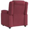Relaxation Armchair Burgundy Fabric