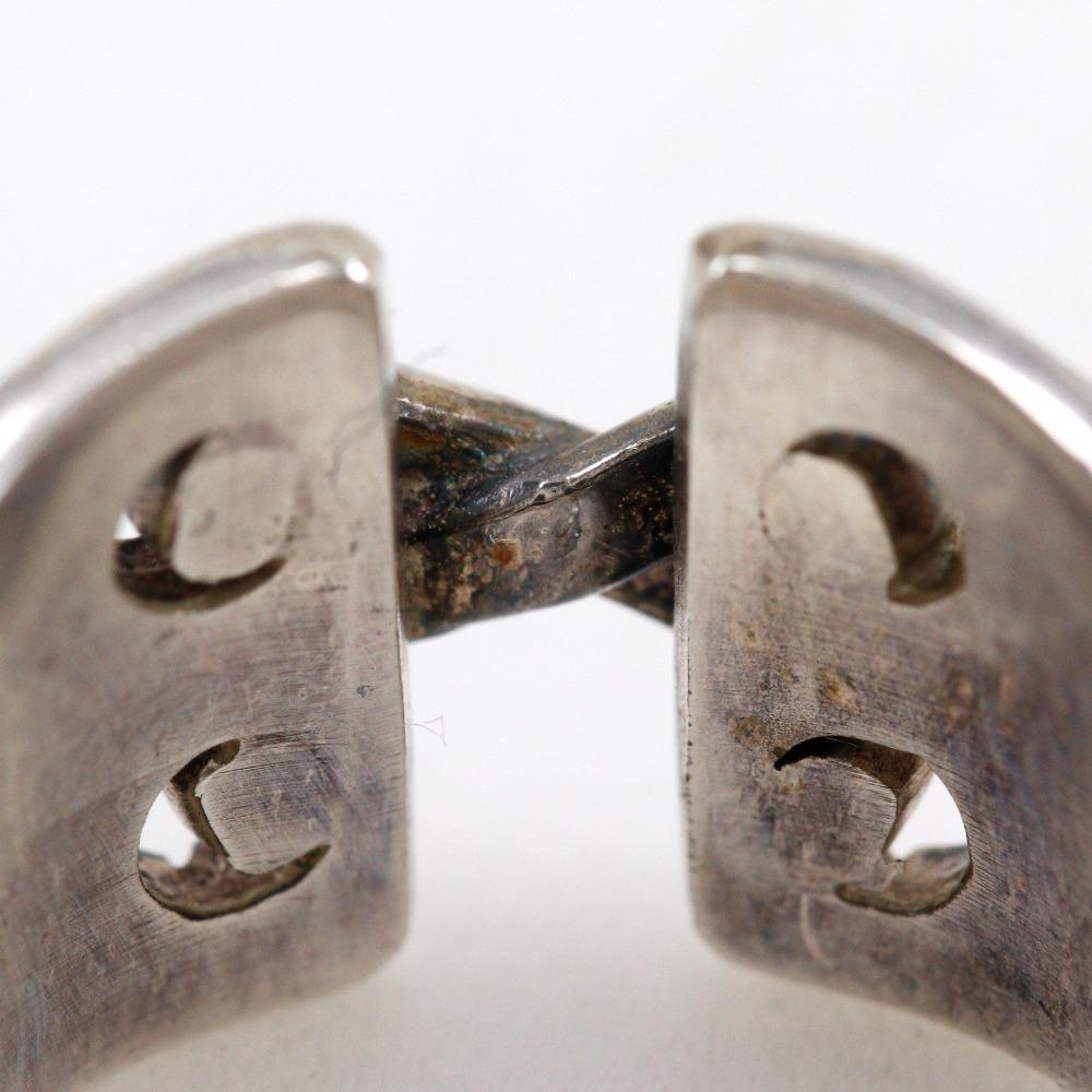 Hermes Mexican Ring Ring Vintage Silver925 #5.6(US Size) 7.03g Unisex Used