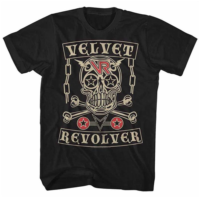 

Hard Rock Velvet Revolver Vintage American Retro Tshirt for High Street in Europe and America 4XL