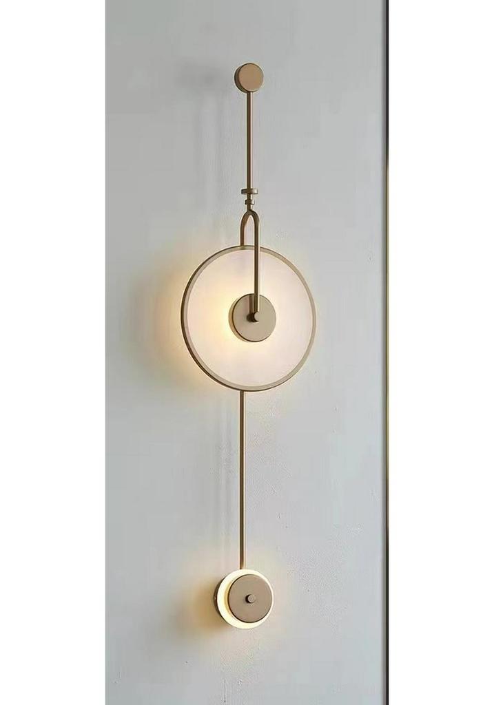 European-Style Minimalist Wall Lamp: Modern Art Design for Office, Hotel, or Bedroom