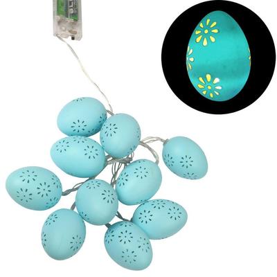 Eggs Light Garland LED Lights Easter Blue