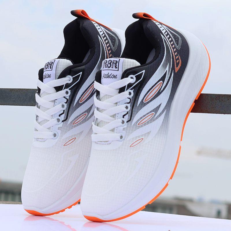 

Мужская обувь 2024 года, новая летняя дышащая сетчатая спортивная повседневная обувь, мужские кроссовки с мягкой подошвой, нескользящие, дорожные кроссовки 38