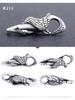 S925 Sterling Silver Double-Opening Clasp for Bracelets and Necklaces