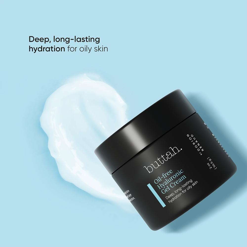 Buttah Skin Oil Free Gel Cream Moisturizer 2.0 Oz