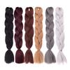 Dam Jumbo Crochet Braiding Ombre Color Synthetic Kanekalon Hårförlängningar