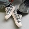 Fashion 2025 New Low Cut Canvas Casual Shoes Sports Fashion Trend Men's Shoes Niche Design Thick Soled Height Increasing Chunky sneakers