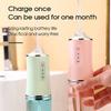 Water Flosser Munddusche USB Wiederaufladbar 220ml 3 Modi Tragbar Zahnwasserbehälter für Zähne Wasserdicht Zahnreiniger Flosser
