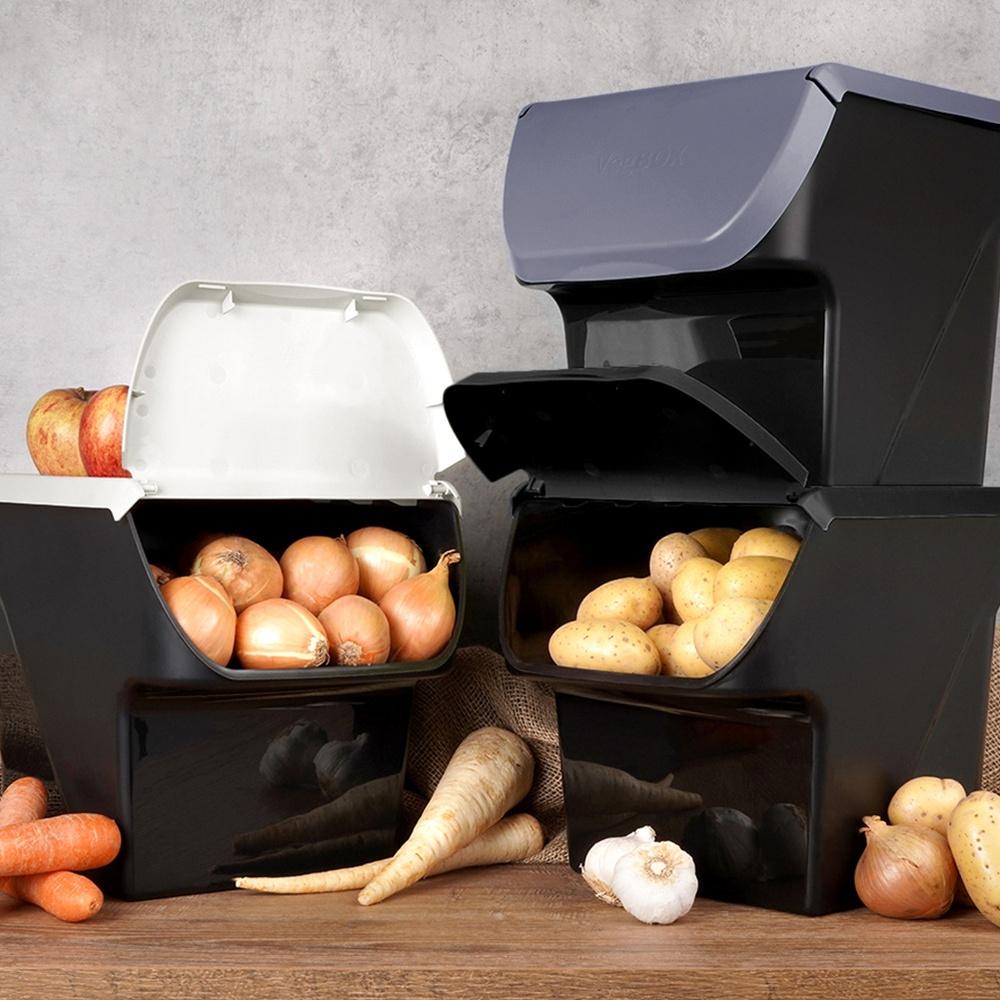 Container for Vegetables, Fruits, Onions, Potatoes, Garlic, Kitchen Storage