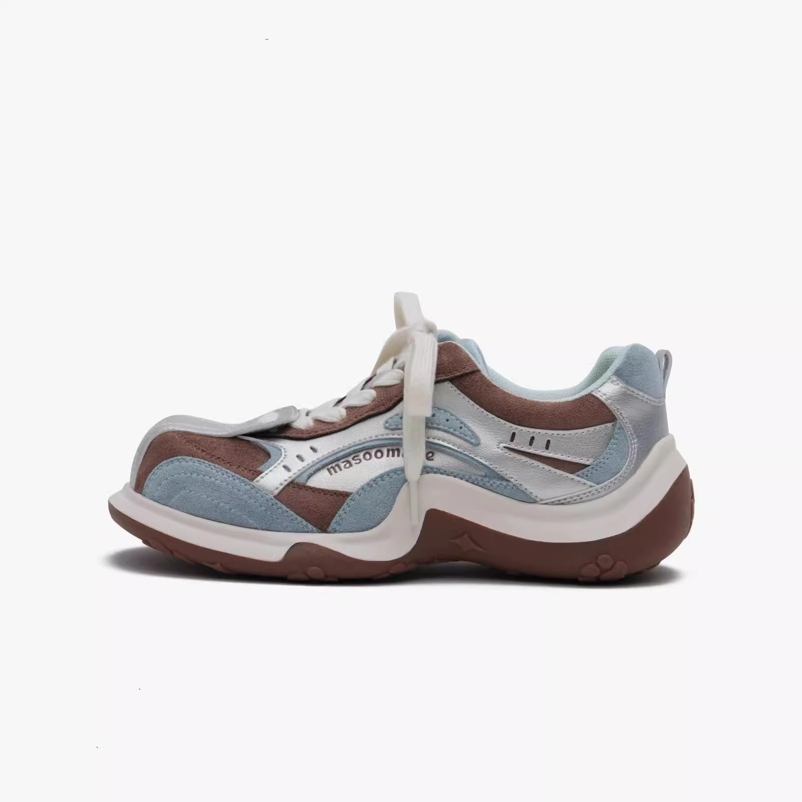 

Shoes women s 2025 spring new versatile sports casual shoes thick baseplate shoes niche design ugly cute big head shoes 40