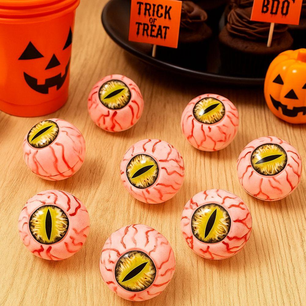 10pcs 5cm Halloween Eyeballs Simulation Halloween Fake Balls Funny Scary Eyeballs  Kids Party