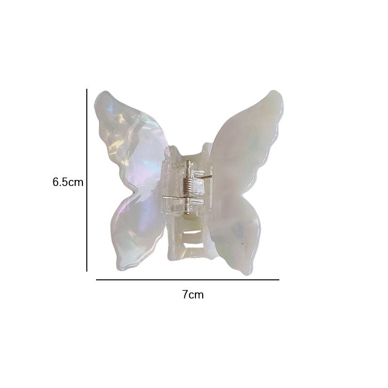 Sweet Butterfly Hairpin Summer Fairy Clip Gradient Tie-Dye Acetate Headwear Women Girls Styling Tools Barrettes Hair Accessories