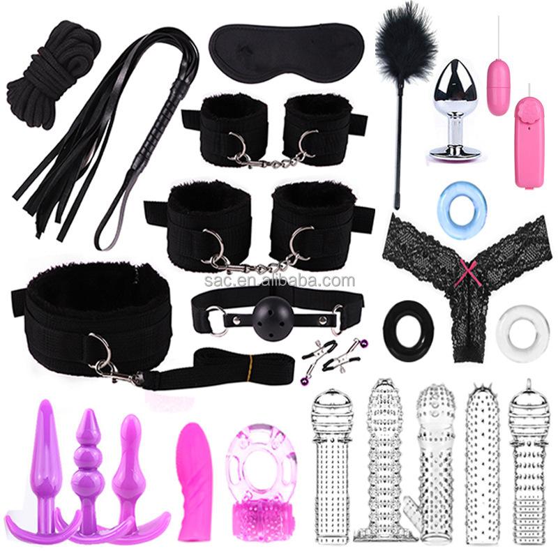SacKnove 25/28/34 Piece BDSM Set Juguetes Sexuales Erotic Furniture Adult Couples Game Sex Toys Bondage Gear