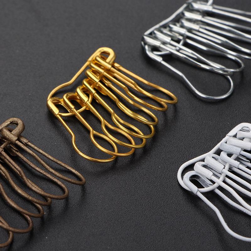 1000Pcs Metal Pins Calabash Gourd Pear Shape Safety Metal Clips Knitting Stitch Marker Tag Hangtag Pins DIY Craft Accessories
