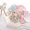 1pc Little Twin Stars Fully Automatic Folding Portable Cartoon Umbrella, 8 Steel Frames, Three-Fold Design, Suitable for All Seasons, Suitable for Out
