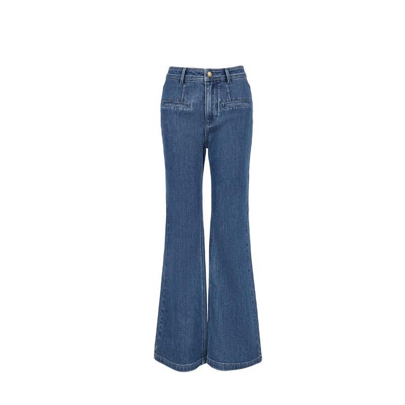 VEROMODA Women's Retro Flared Denim Jeans
