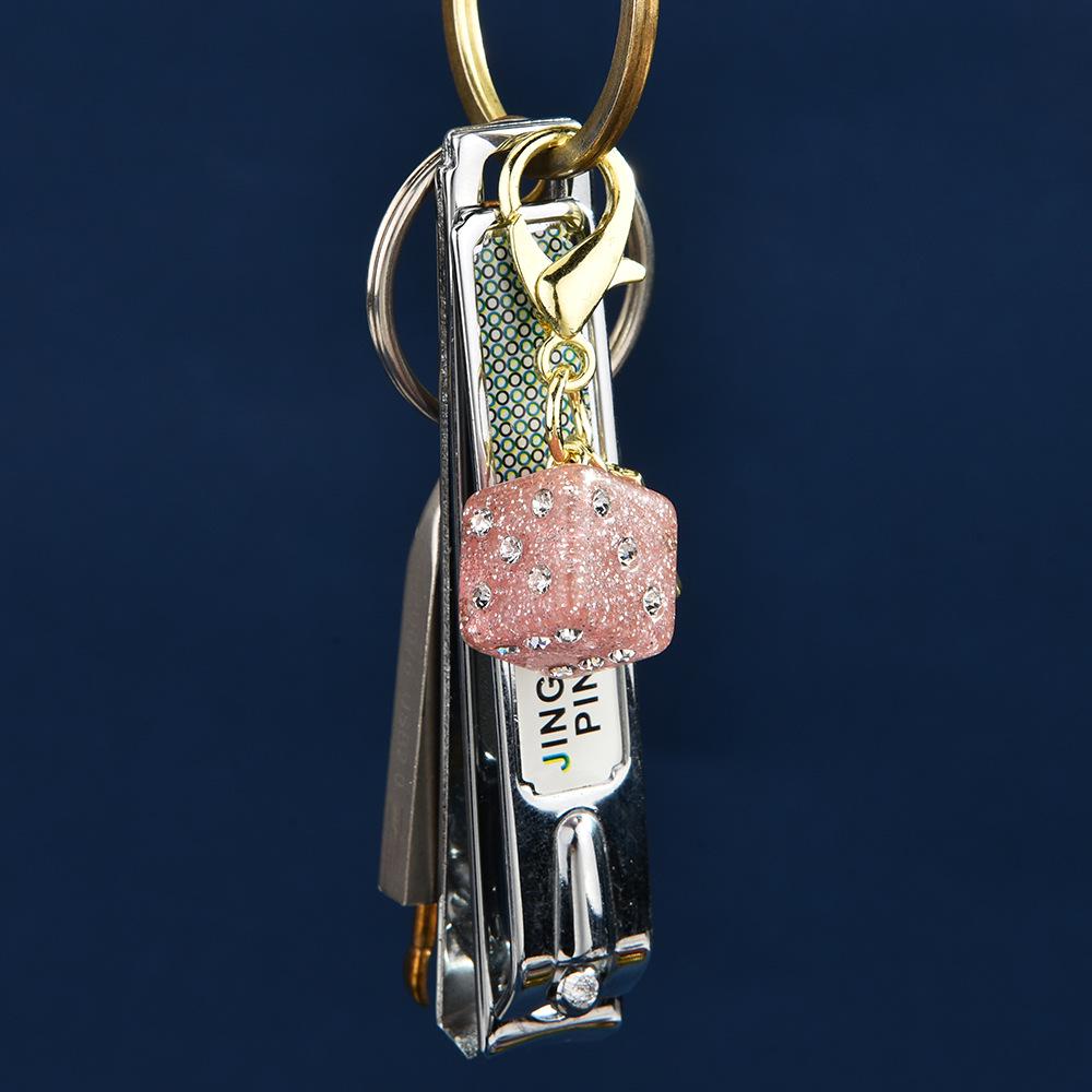 Creative Dinosaur Cartoon Ice Cream & Fruit Keychain Pendant