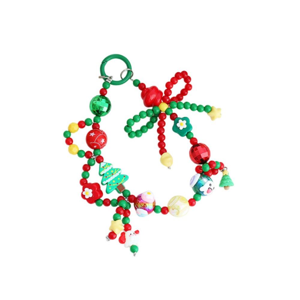 New Christmas Mobile Phone Strap Xmas Tree Anti-lost Phone Charm Rope Universal Colorful Phone Choker Mobile Phone