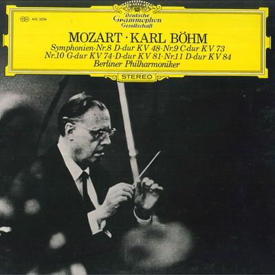 LP Record KARL BOHM/BERILIN PHILHARMONIC ORCH - Mozart/Symphonien Nr.8 D-dur Kv48,n MG2234 DEUTSCHE GRAMMO - Japan Obi Classical Used