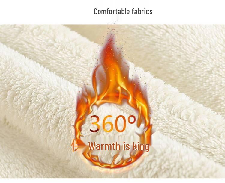 Women's Fleece Lapel Coat - Winter Casual Lamb Wool for Middle-Aged & Elderly