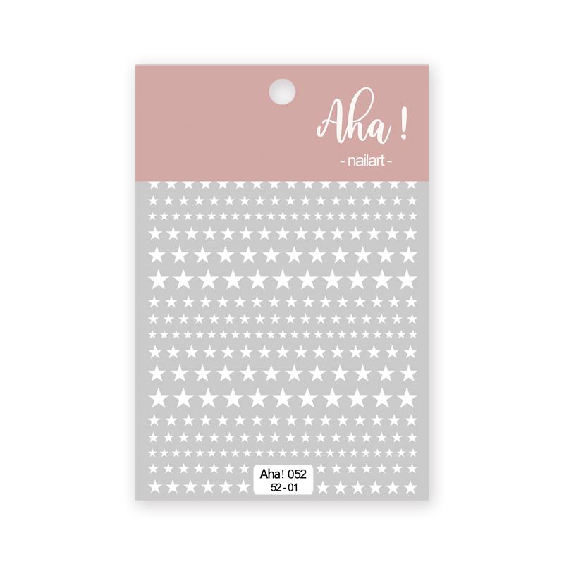 Black White Star 3D Nail Art Sticker Y2K Pentagram Self-Adhesive Decals Laser Shiny Glitters Starlight Manicure Ornaments Slider