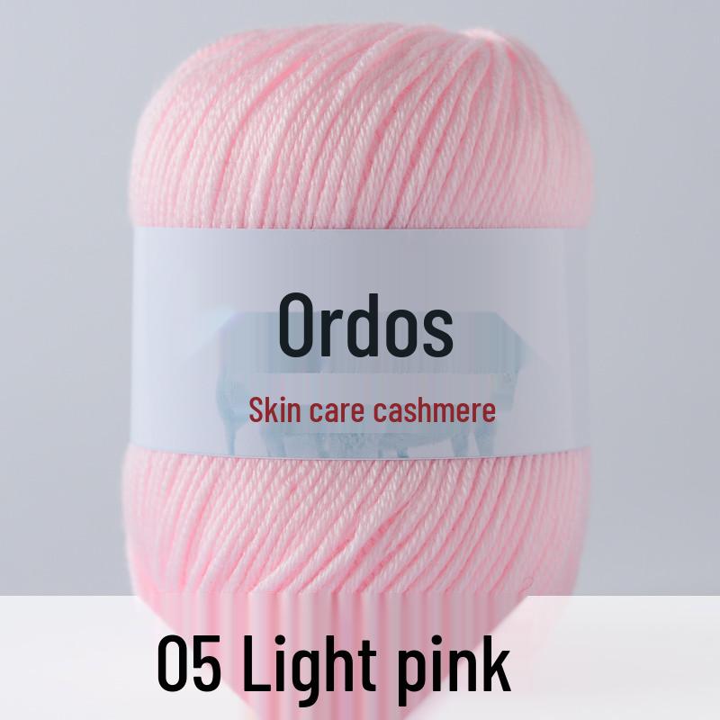 Genuine Baby Cashmere Yarn: Hand-Knitted Scarf for Infants & Toddlers, Medium Thick Milk Cotton for Crochet.