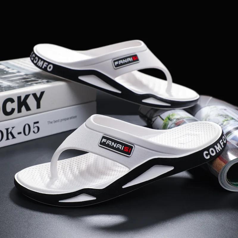 

Модные мужские шлепанцы Уличные спортивные модные летние тапочки Тренд Комфорт Пляжные сандалии Мужская повседневная обувь Домашние шлепанцы Домашняя обувь 38-39 белый