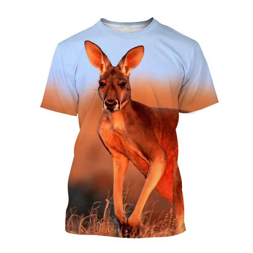 New Personality Animal 3D Print O Neck T-Shirts Summer Men Women Short Sleeve T Shirt Oversized Harajuku Tees Tops Kids Clothing