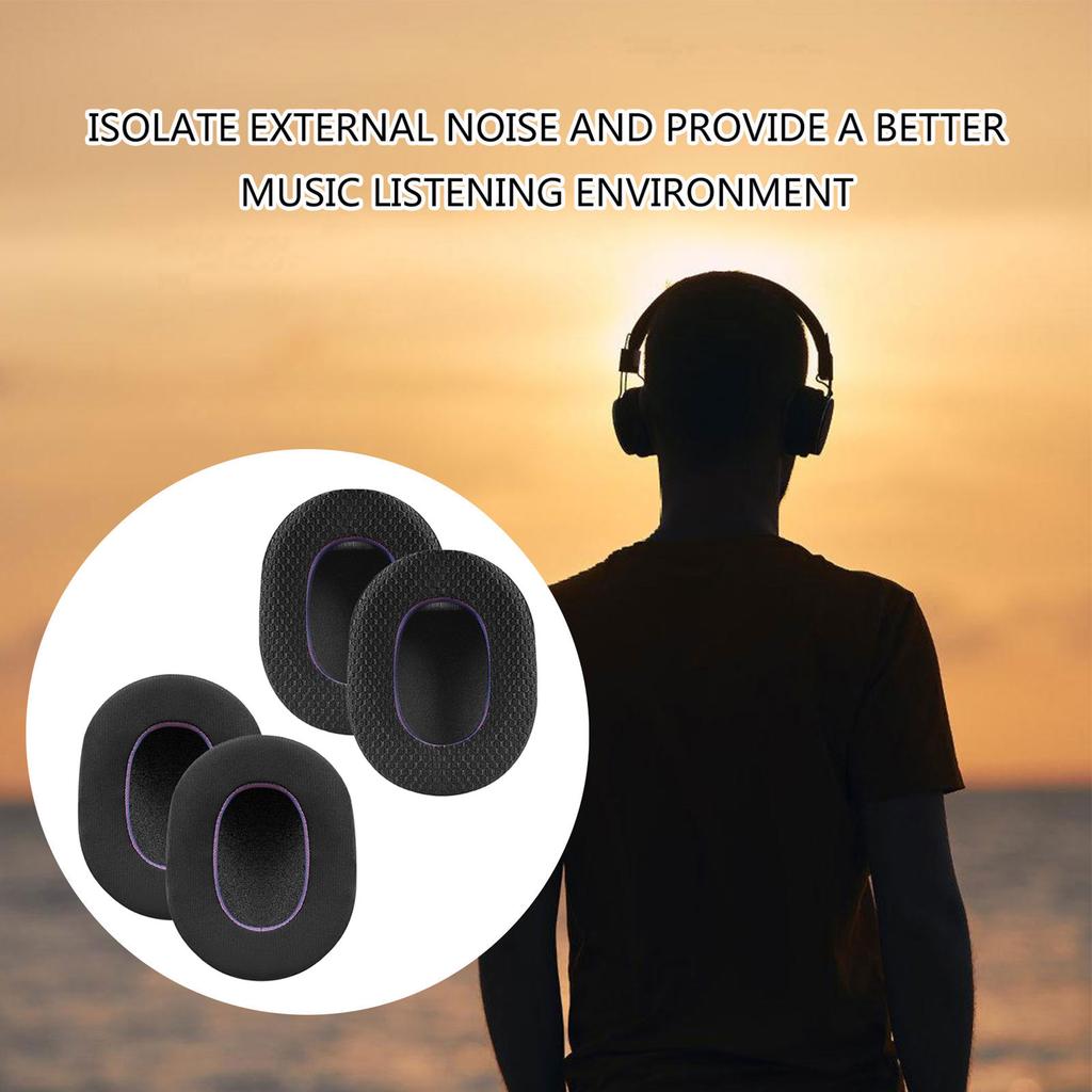 Soft and Durability Ear Cushions Ear Covers with Cooling Gel Technology, for InzoneH9 & H7 Headphones Sound Fidelity
