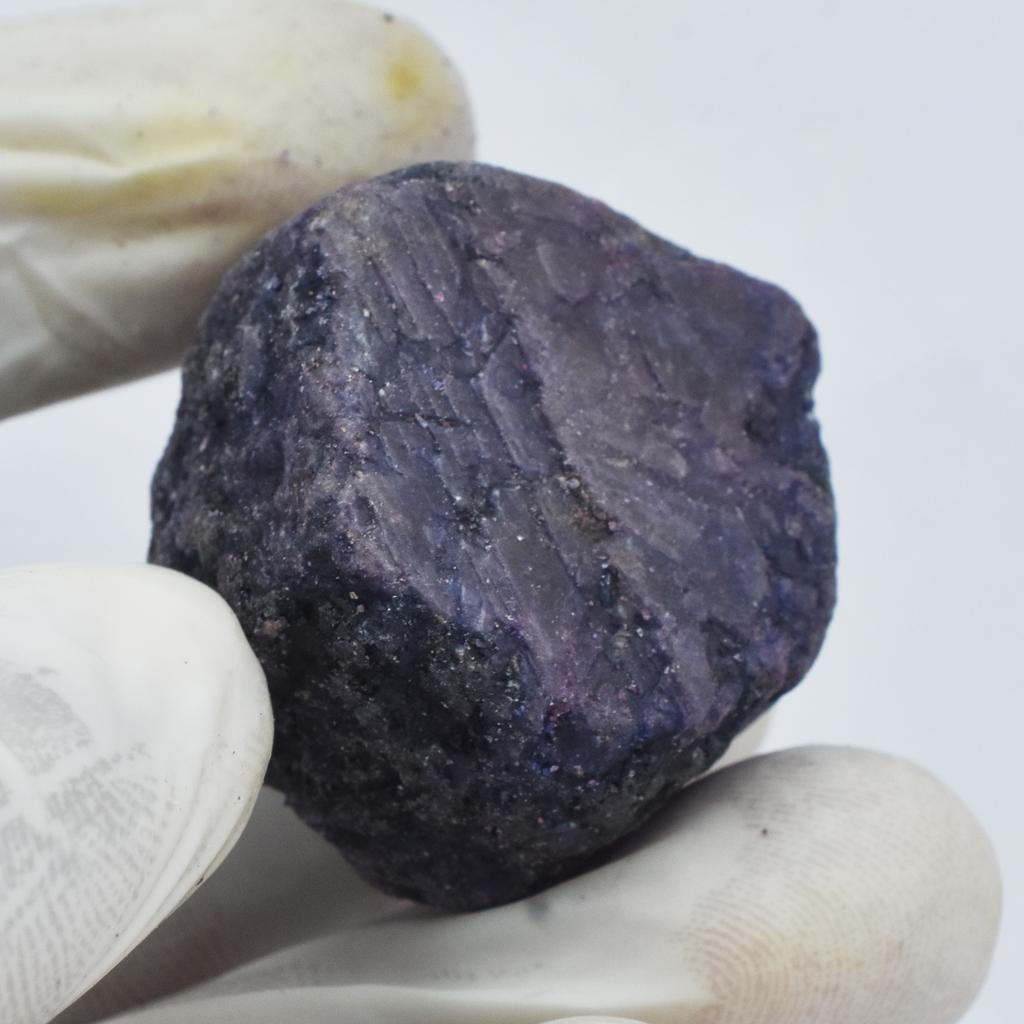 Natural Blue Sapphire Loose Gemstone Uncut Rough 213.85 ct September Birthstone for Gem Collections