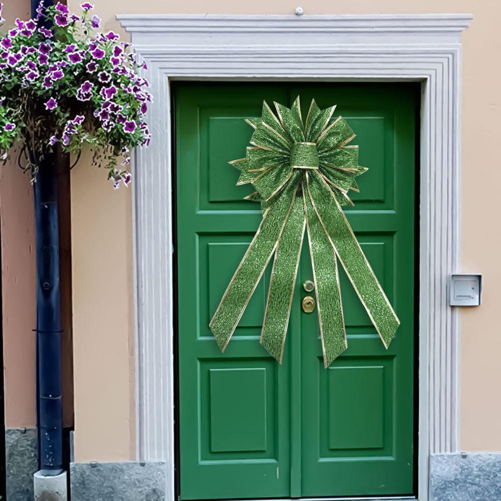 Charming Green Bow Accent For St Patricks Day And Irish Festival Decorations