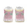 Air Jordan 1 Mid SE GS Lody Buty dla Dzieci Biały Arctic-Punch Pale-Vanilla DD1666-100