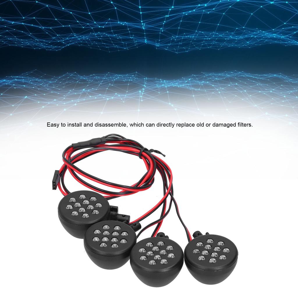 1/5 Remote Control Car 4 LED Lights for Lotus Shape Receiver Power Light for HPI